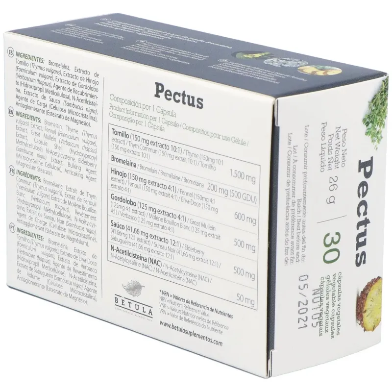 Pectus 30cap. | Farmacia Barata
