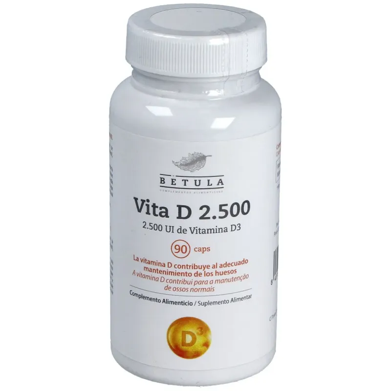Betula vita d 2500 90caps | Farmacia Barata Betula vita d 2500 90caps | Farmacia Barata