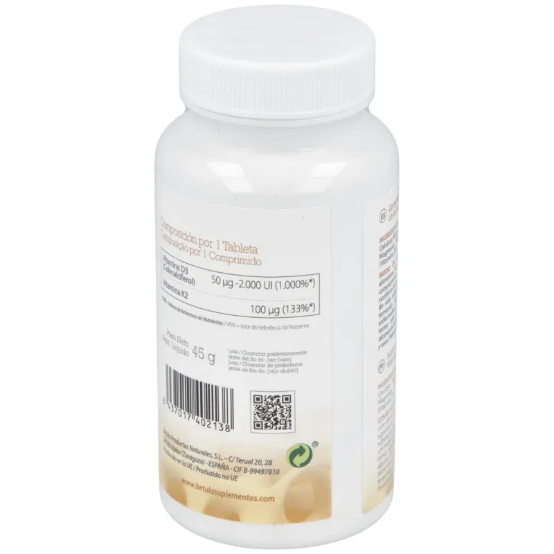 Betula vita d3 + k2 90comp | Farmacia Barata Betula vita d3 + k2 90comp | Farmacia Barata