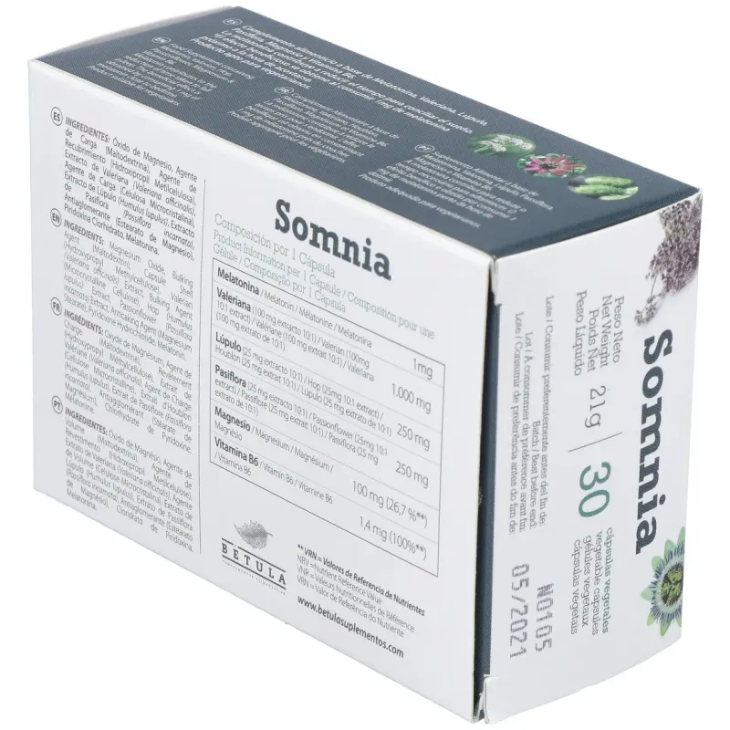Somnia 30cap. | Farmacia Barata