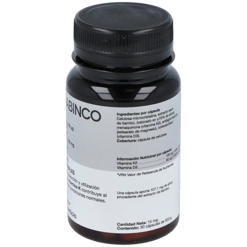 D3 + k2 + silicio sistema articular 30cap. | Farmacia Barata