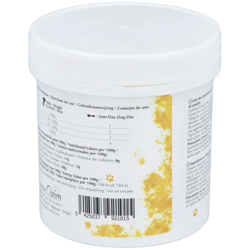 Optim curcuma cats y dogs polvo 96gr. | Farmacia Barata