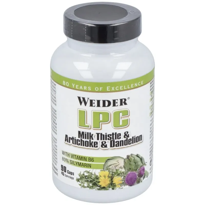 Weider lpc (protector hepatico) 90cap. | Farmacia Barata