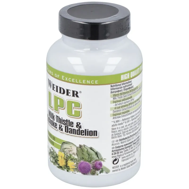 Weider lpc (protector hepatico) 90cap. | Farmacia Barata