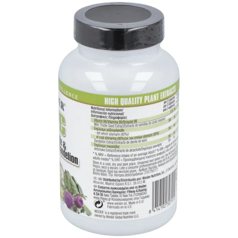 Weider lpc (protector hepatico) 90cap. | Farmacia Barata