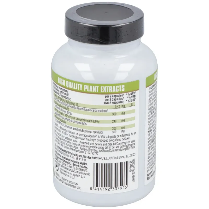 Weider lpc (protector hepatico) 90cap. | Farmacia Barata