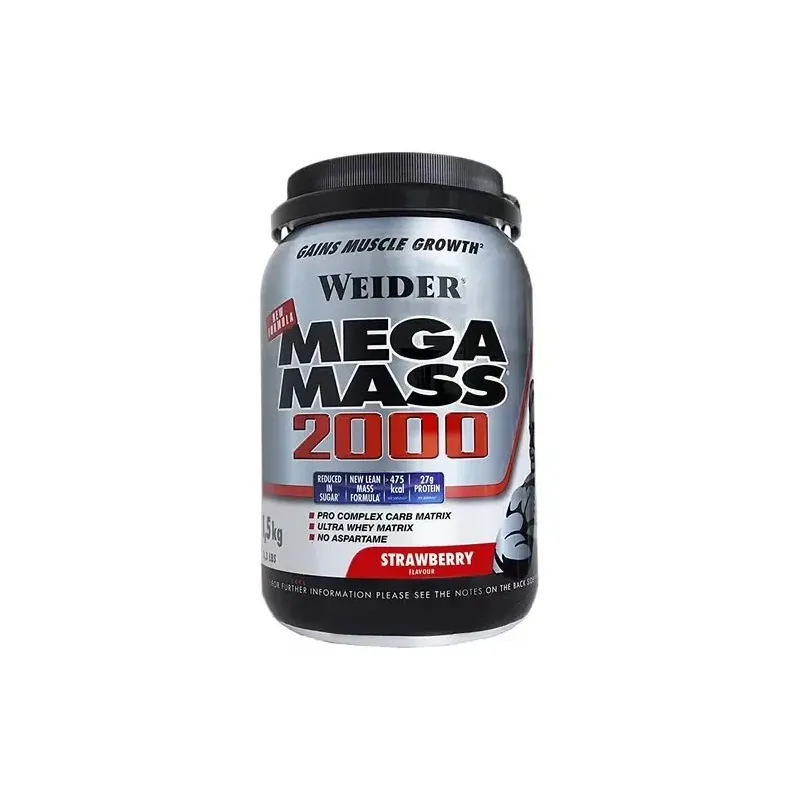 Weider mega mass 2000 fresa 1,5kg. | Farmacia Barata