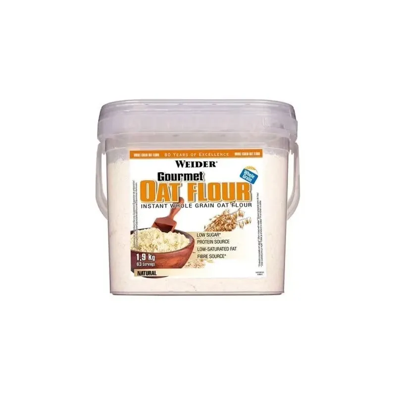 Weider harina de avena natural 1,9kg. | Farmacia Barata