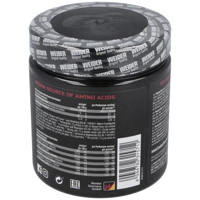 Weider premium eaa zero tropical 325gr. | Farmacia Barata