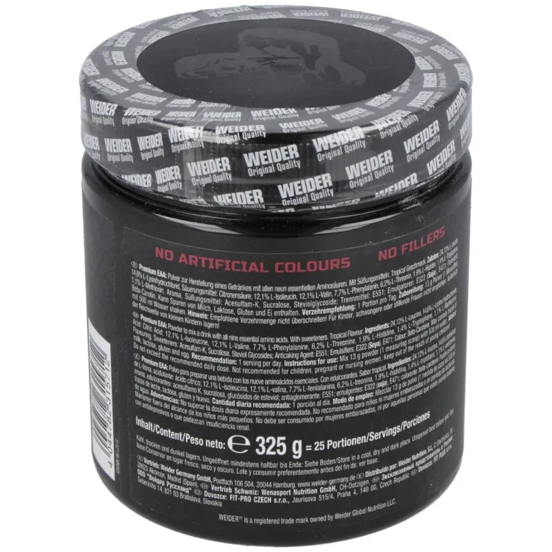 Weider premium eaa zero tropical 325gr. | Farmacia Barata