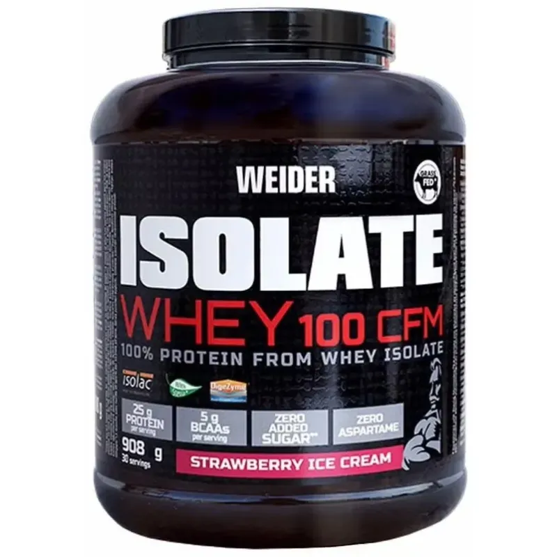 Weider isolate whey 100 cfm fresa 2kg | Farmacia Barata