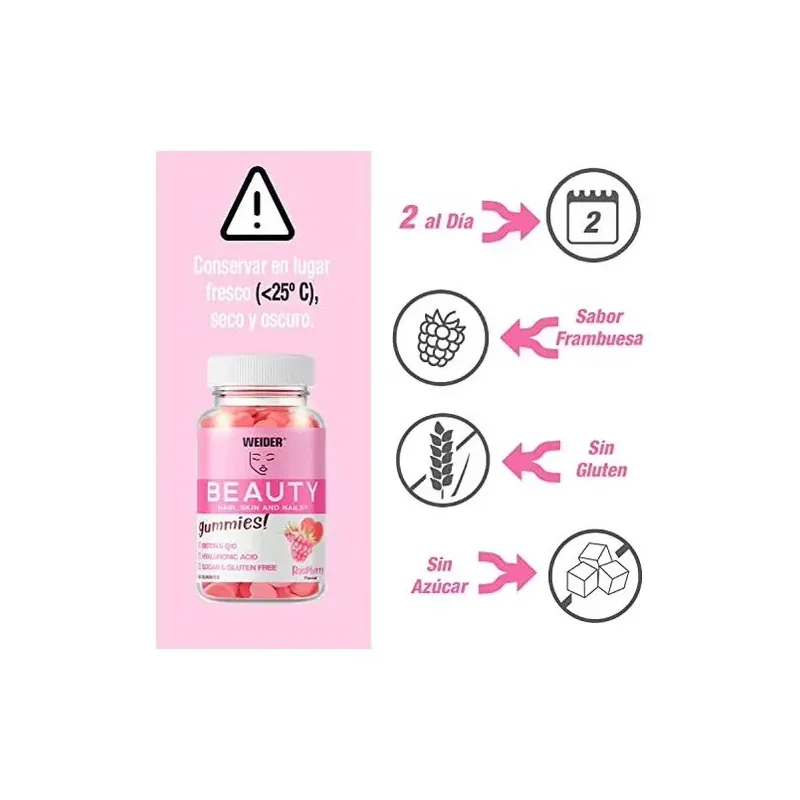 Weider gummy up vbeauty 40gummies | Farmacia Barata