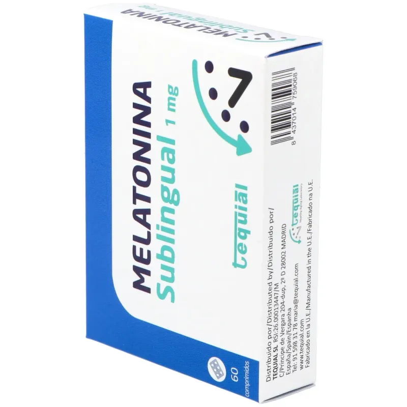 Melatonina 1mg. 60comp.sublinguales | Farmacia Barata