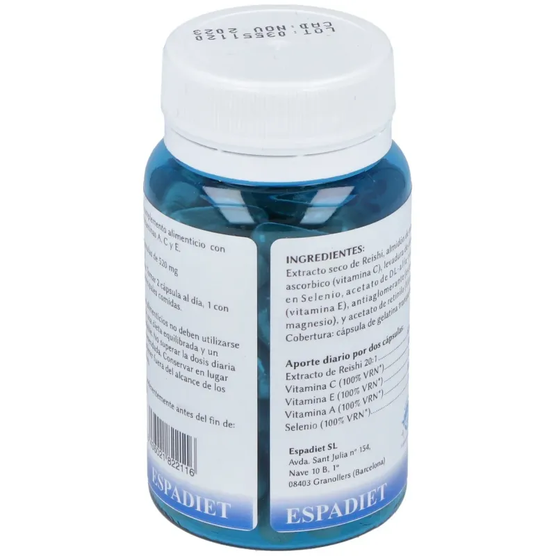 Espadiet selenio reishi 60caps | Farmacia Barata