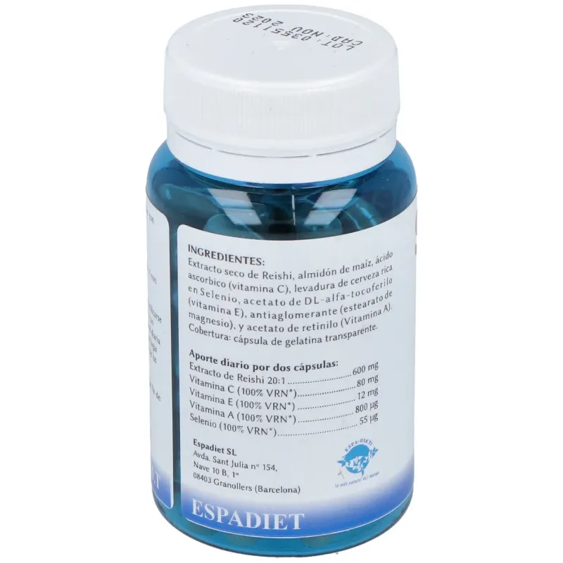 Espadiet selenio reishi 60caps | Farmacia Barata