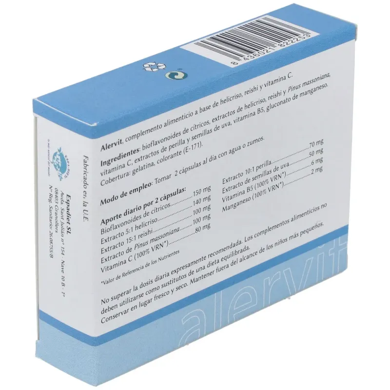 Espadiet alervit 15caps | Farmacia Barata