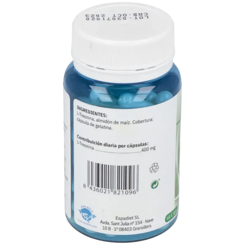 Espadiet treonina 60caps | Farmacia Barata