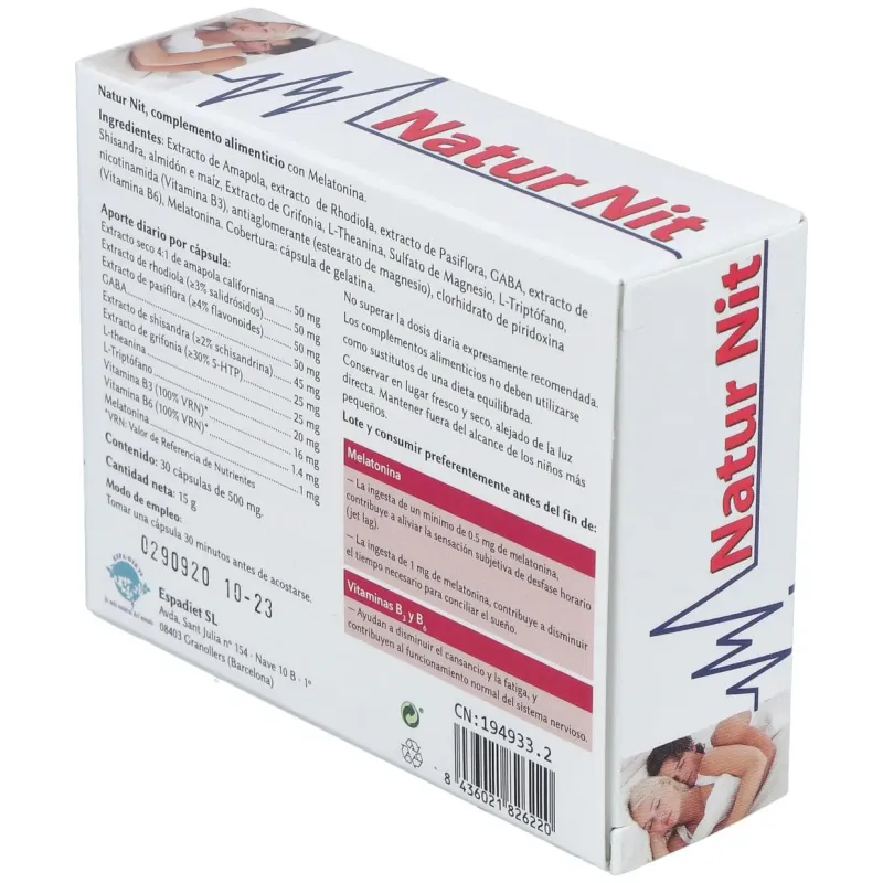Espadiet natur nit 30caps | Farmacia Barata