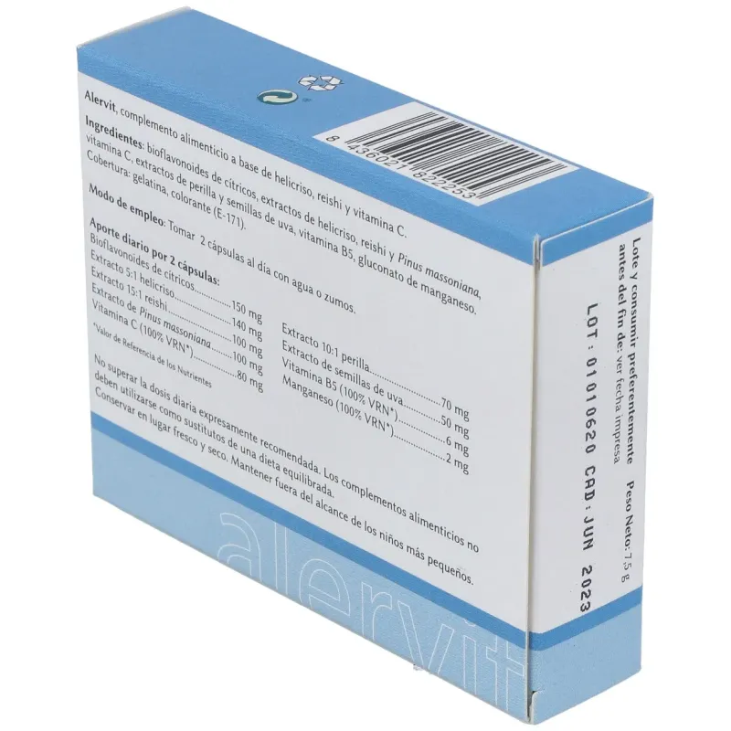 Espadiet alervit 15caps | Farmacia Barata