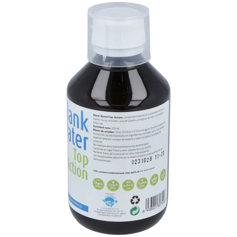 Espadiet slank water top action 250ml | Farmacia Barata