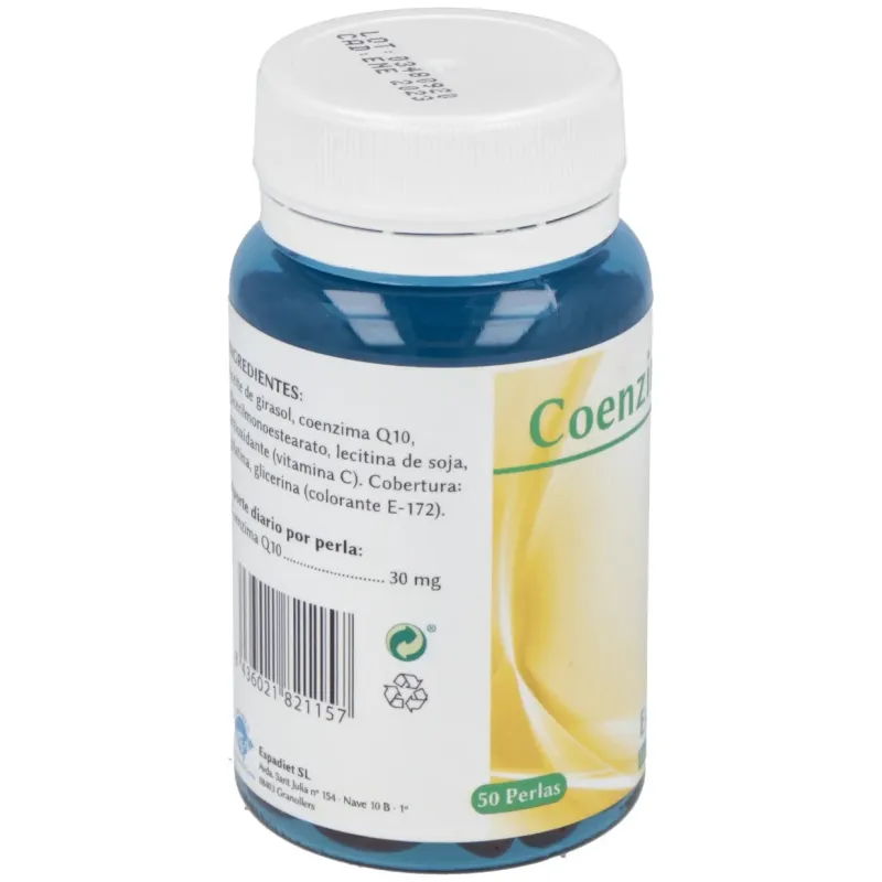 Espadiet ubiquinona q10 510mg 50 perlas | Farmacia Barata