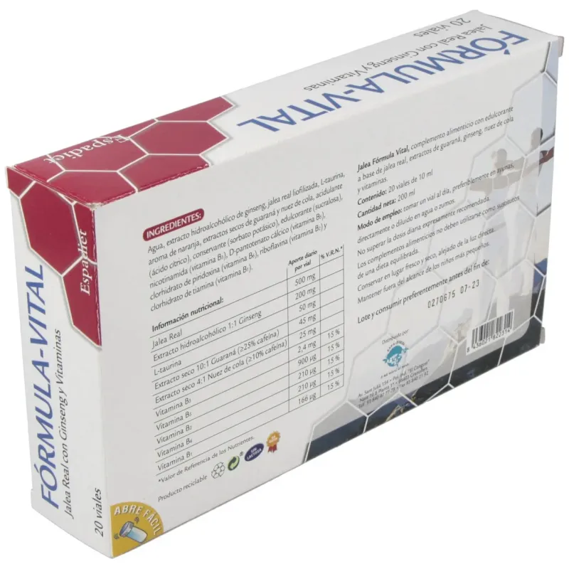 Espadiet jalea fórmula vital vial 20uds | Farmacia Barata Espadiet jalea fórmula vital vial 20uds | Farmacia Barata