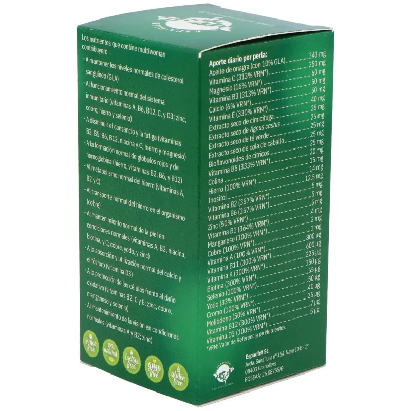 Espadiet multi woman extra 60caps | Farmacia Barata