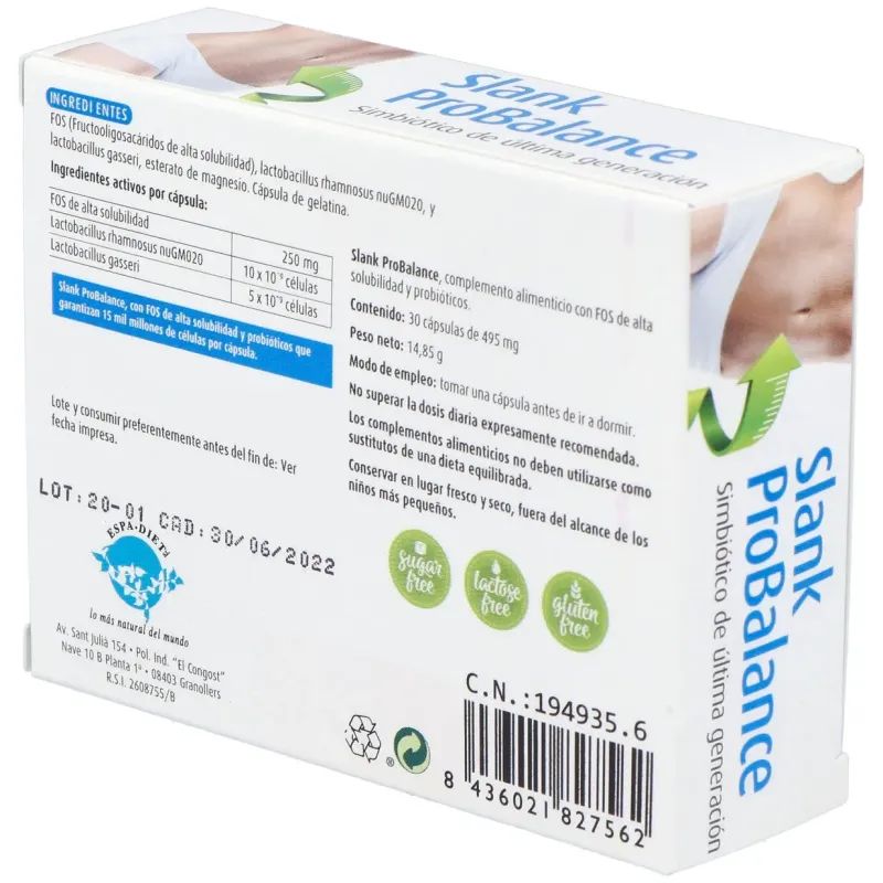 Espadiet slank pro balance 30caps | Farmacia Barata