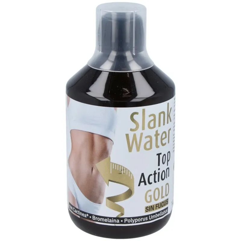 Slank water top action gold sin fucus 500ml. | Farmacia Barata
