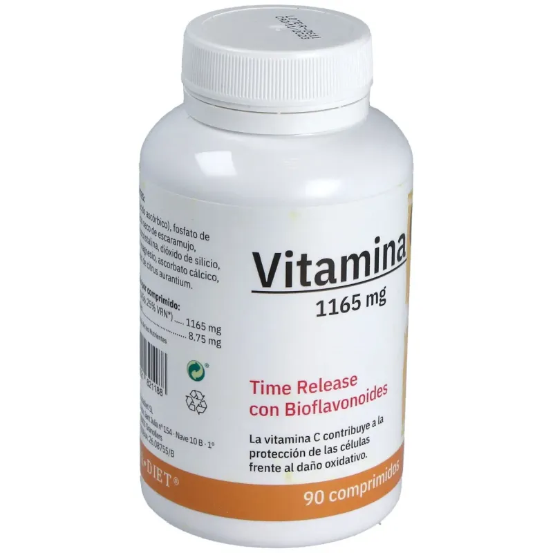 Espadiet vitamina c+ bioflavonoides 90comp | Farmacia Barata