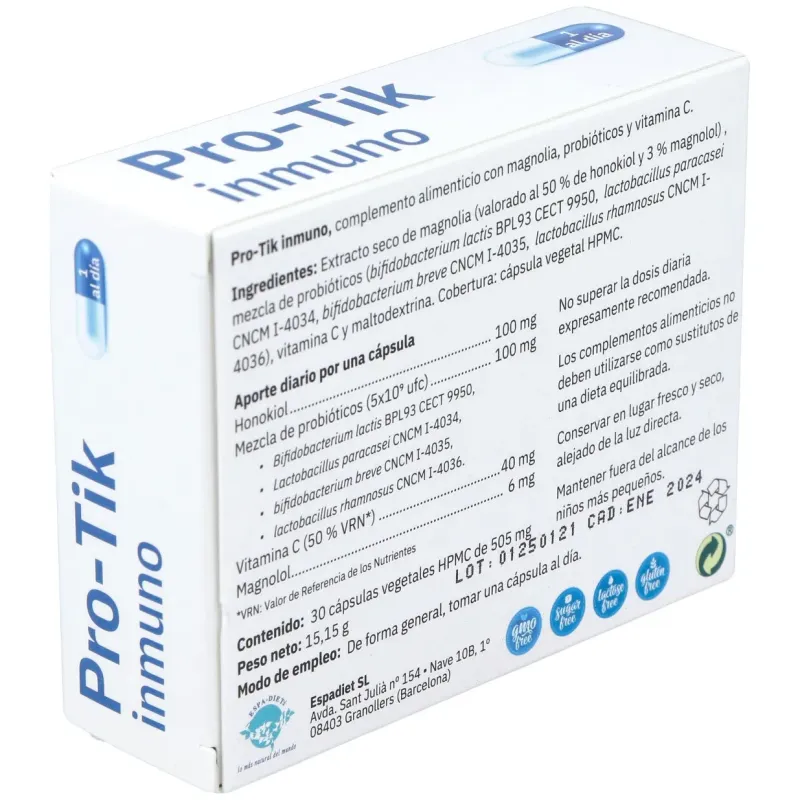Pro-tik inmuno 30cap. | Farmacia Barata