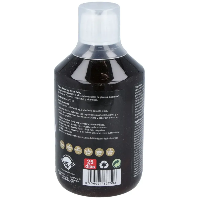 Espadiet slank water top action gold 500ml | Farmacia Barata