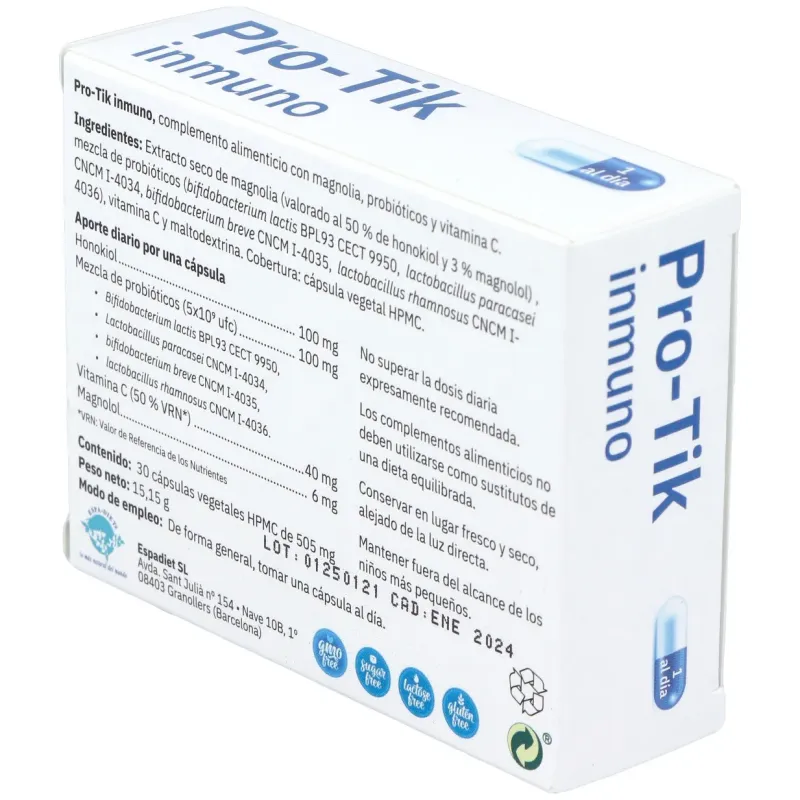 Pro-tik inmuno 30cap. | Farmacia Barata