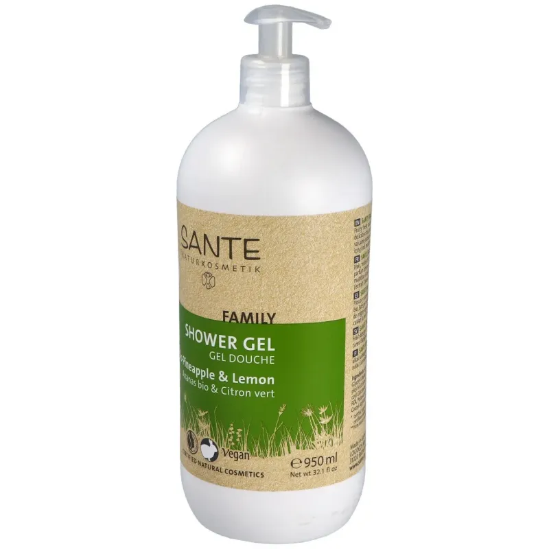 Sante gel ducha family piña y limon bio 950ml | Farmacia Barata