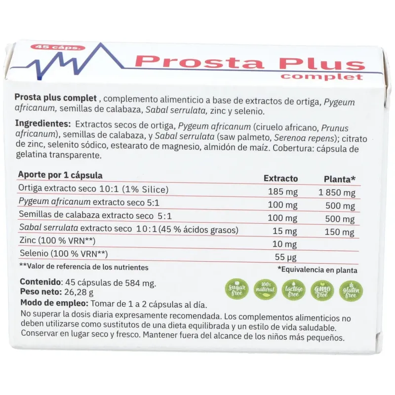 Espadiet prostaplus complet 45caps | Farmacia Barata