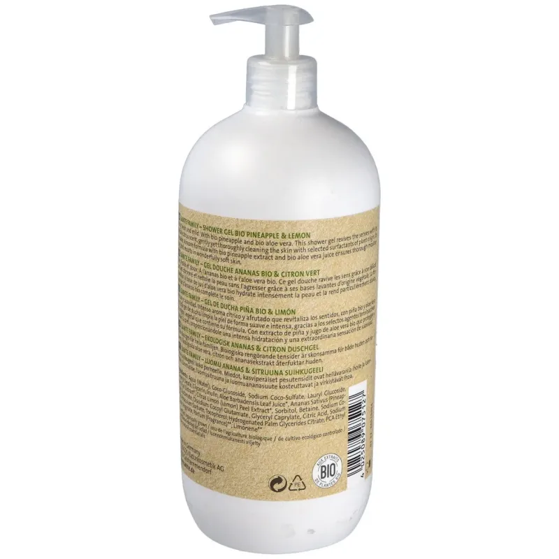 Sante gel ducha family piña y limon bio 950ml | Farmacia Barata