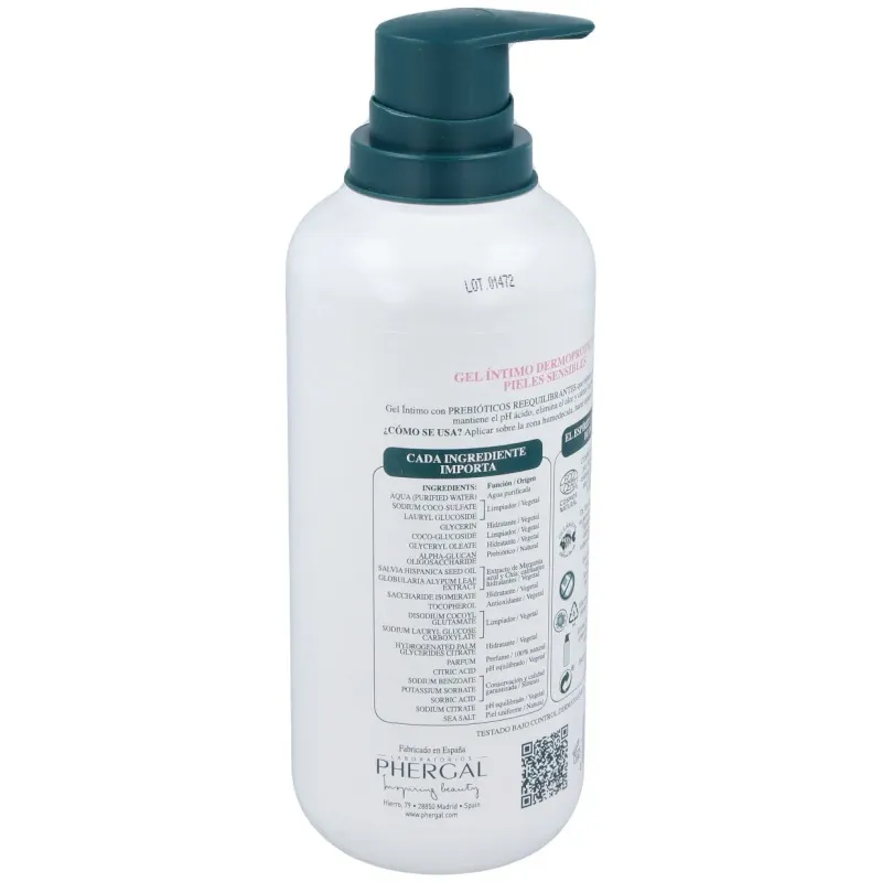Dr tree gel íntimo dermoprotector hipoalergénico sensible 400ml | Farmacia Barata
