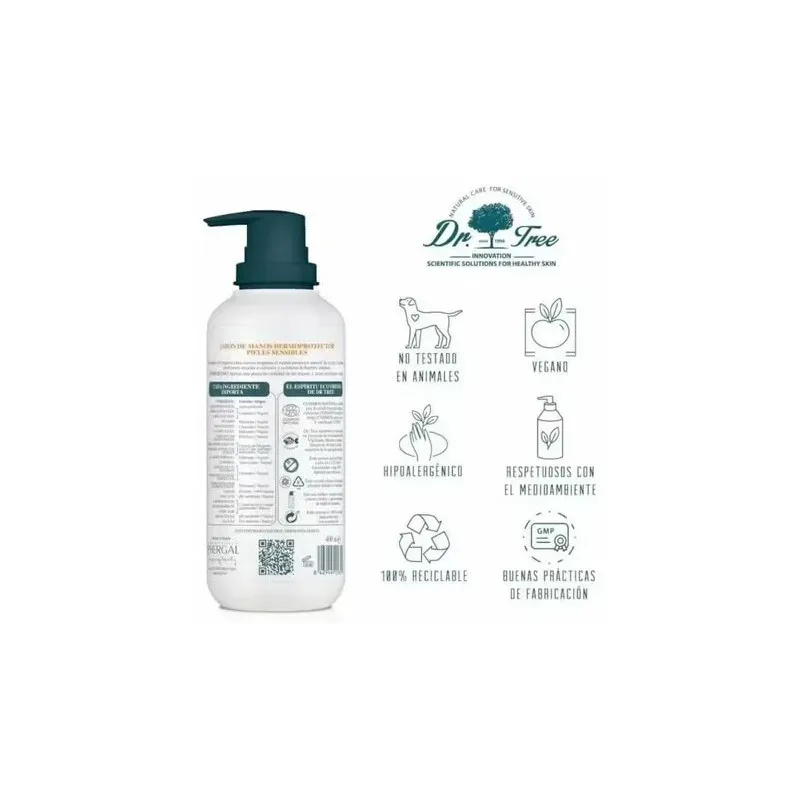 Dr. tree jabón de manos dermoprotector pieles sensibles 200ml | Farmacia Barata Dr. tree jabón de manos dermoprotector pieles sensibles 200ml | Farmacia Barata