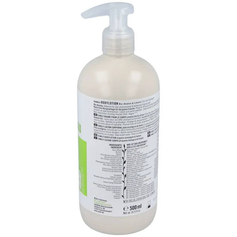 Locion corporal family piña-limon 500ml. | Farmacia Barata