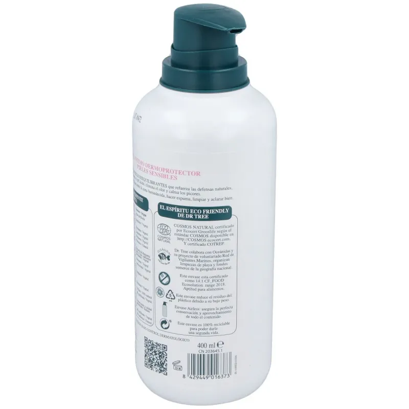 Dr tree gel íntimo dermoprotector hipoalergénico sensible 400ml | Farmacia Barata