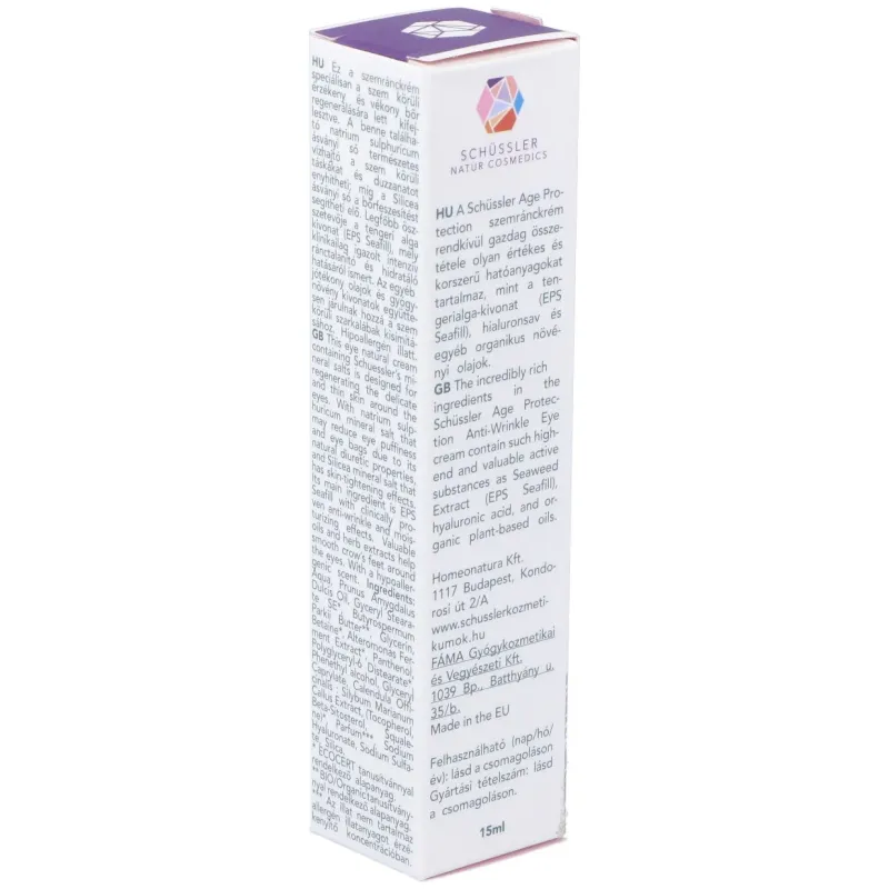 Schussler age protection crema contorno ojos 15ml. | Farmacia Barata