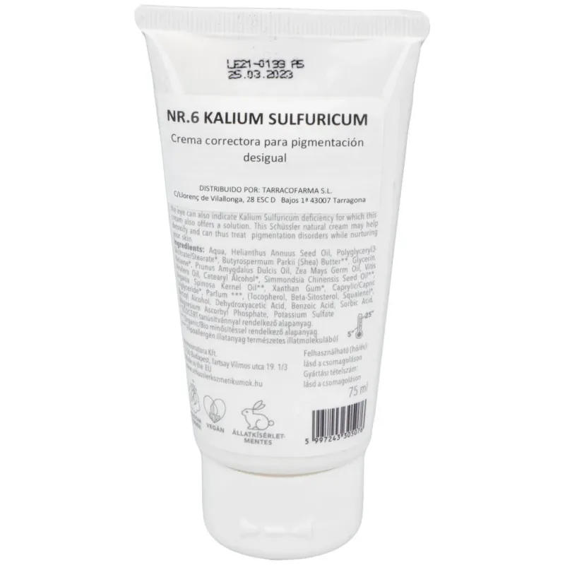 Schüssler natur selection nr.6 kalium sulfuricum 75ml | Farmacia Barata