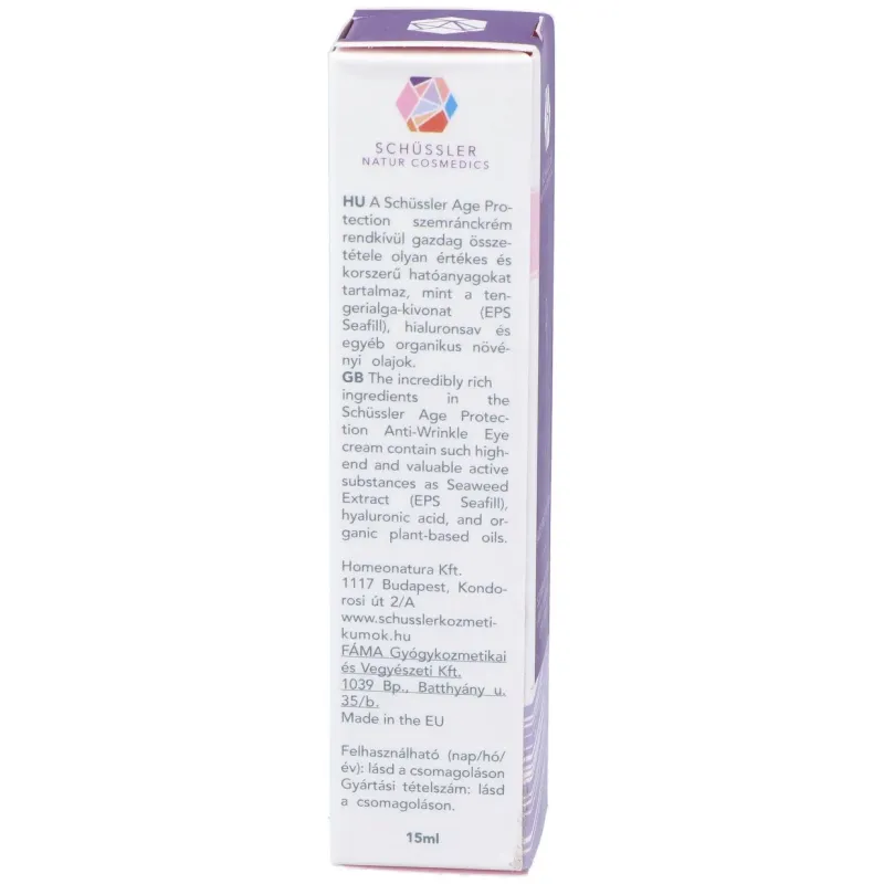 Schussler age protection crema contorno ojos 15ml. | Farmacia Barata