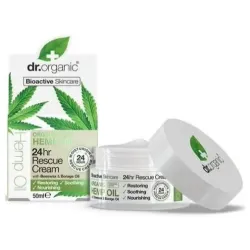Dr.organic crema rescate 24h aceite de cáñamo 50ml