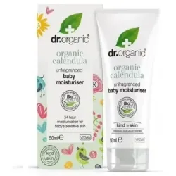 Dr. organic crema hidratante bebé caléndula 50ml