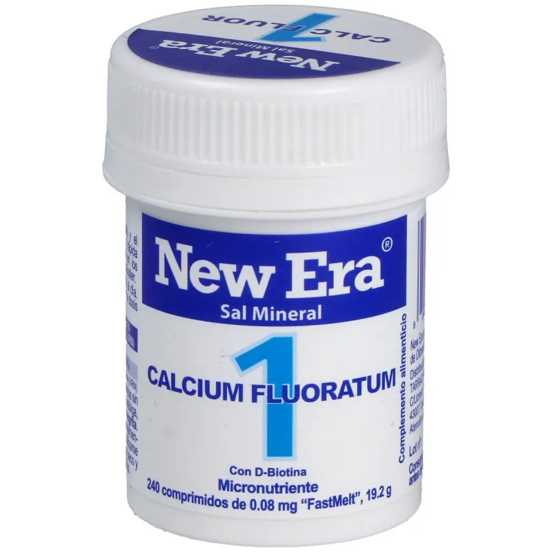 New era schüssler nr.1 calcium fluoratum 240comp | Farmacia Barata