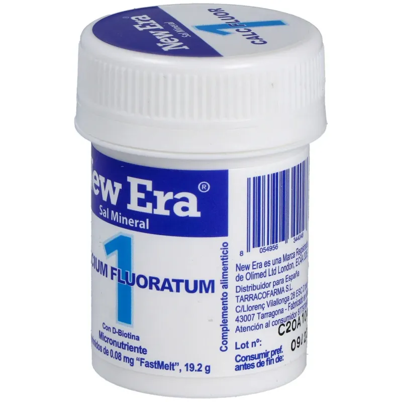 New era schüssler nr.1 calcium fluoratum 240comp | Farmacia Barata