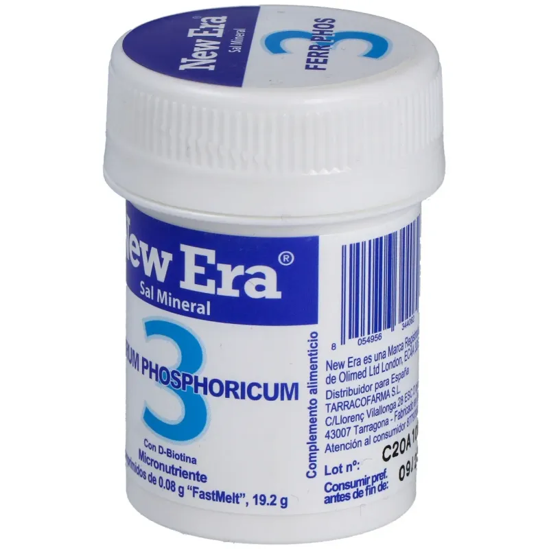New era schüssler nr.3 ferrum phosphoricum 240comp | Farmacia Barata