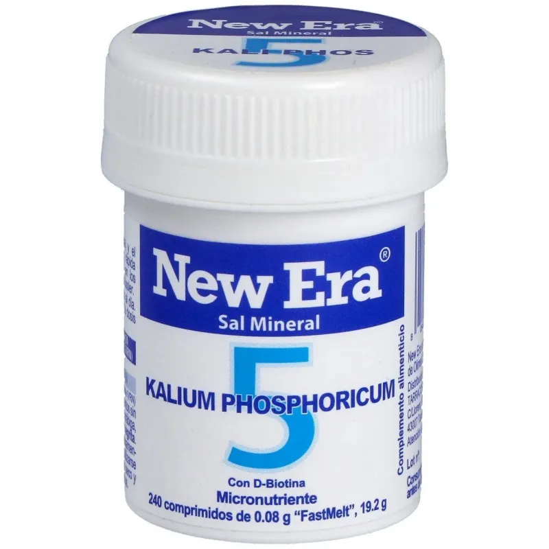 New era schüssler nr.5 kalium phosphoricum 240comp | Farmacia Barata