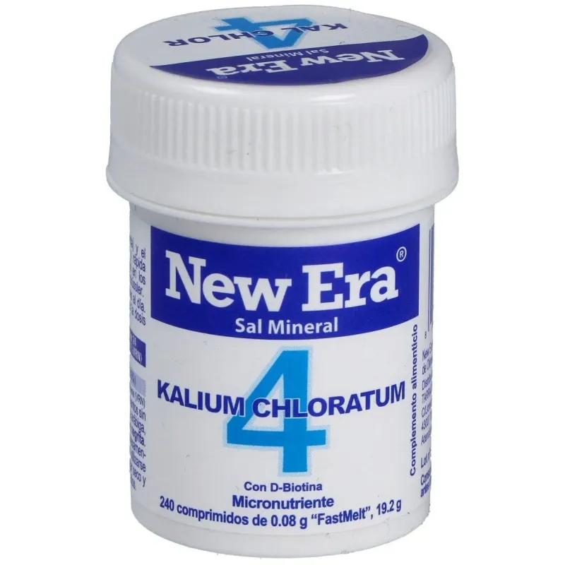 New era schüssler nr.4 kalium chloratum 240comp | Farmacia Barata
